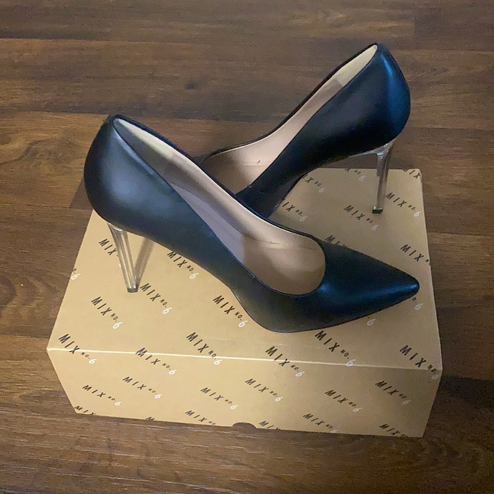 Black Mix No. 6 Heels